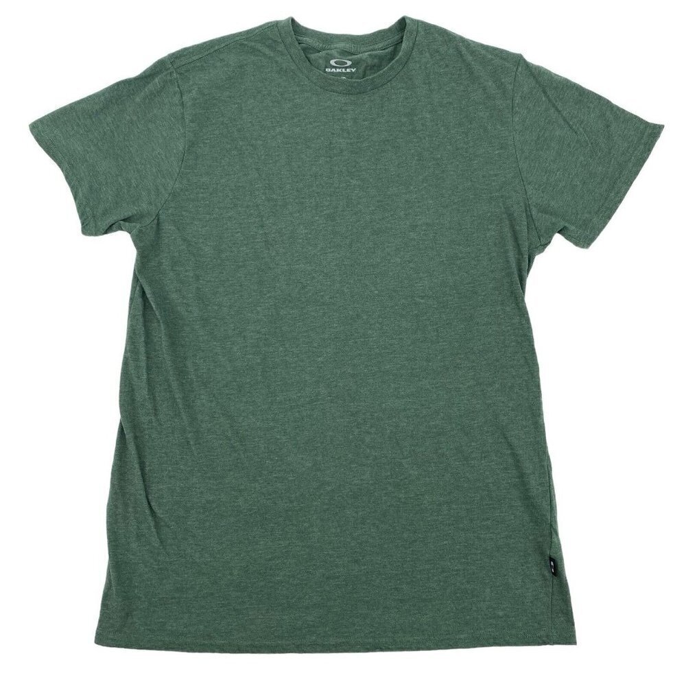 Oakley Women's Size Large Green Crew Neck Tee shirt heathered